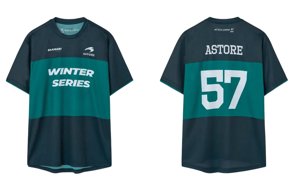 Nuevas camisetas Astore inspiradas en la equipación de Jai Alai, de edición limitada 3 verde Photoroom